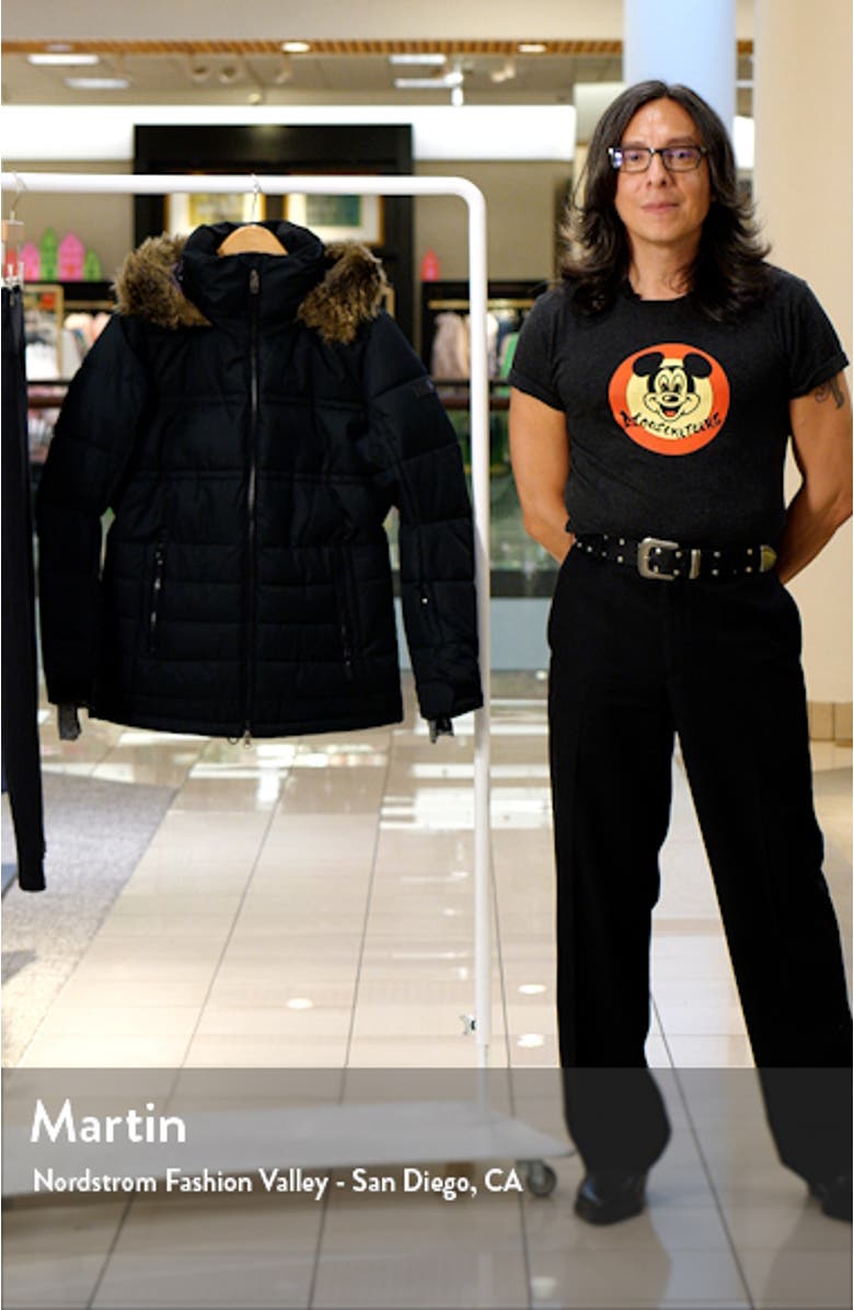 Quinn Durable Water Repellent Snow Jacket with Faux Fur Hood, sales video thumbnail