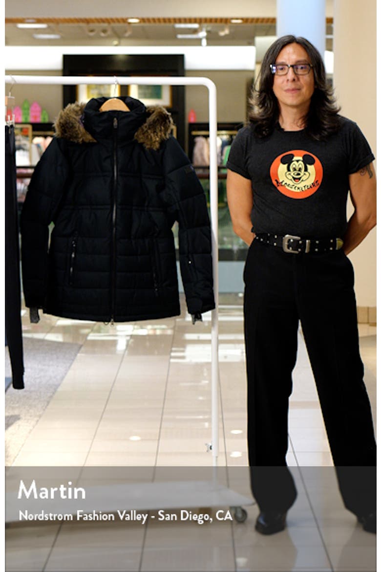 Quinn Durable Water Repellent Snow Jacket with Faux Fur Hood video