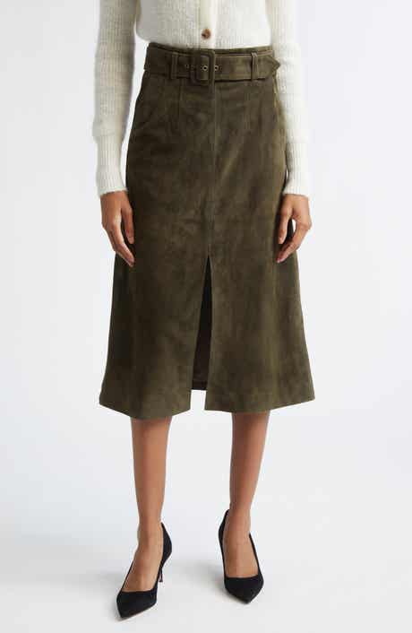 Alexie Suede Skirt