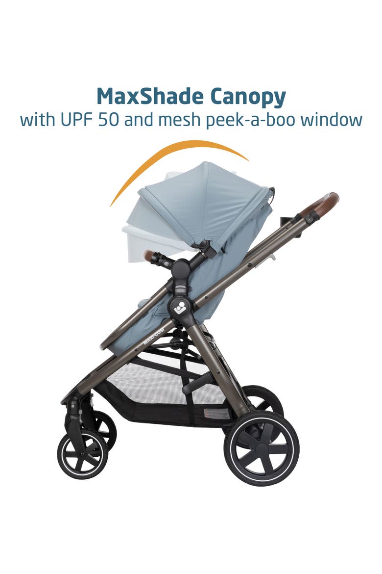 Zelia Luxe Stroller & Mico Luxe Infant Car Seat 5-in-1 Modular Travel System, Alternate, color, NEW HOPE GREY