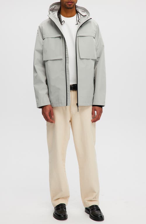 Noize Andreas Water Resistant Rain Coat In Gray