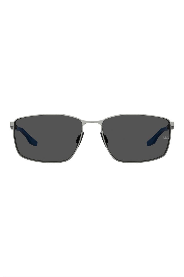 Square Sport Sunglasses, Main, color, MATTE RUTHENIUM BLUE