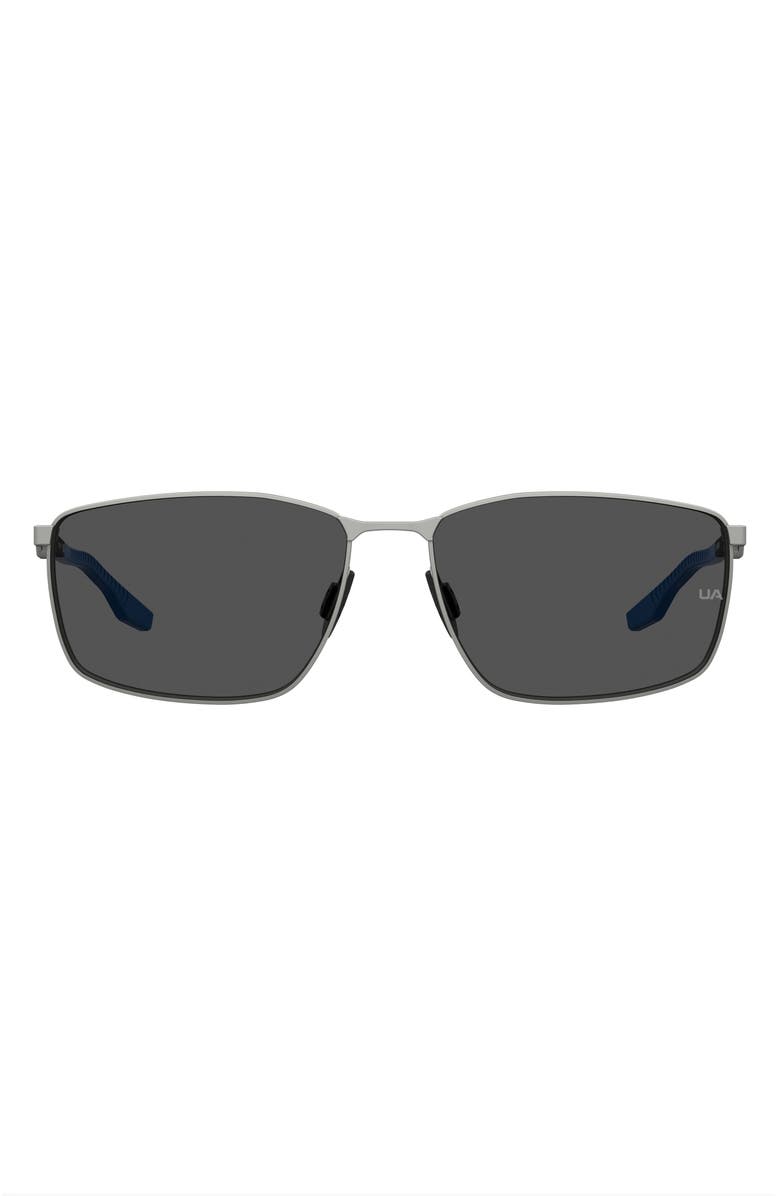 Under Armour Square Sport Sunglasses, Main, color, Matte Ruthenium Blue