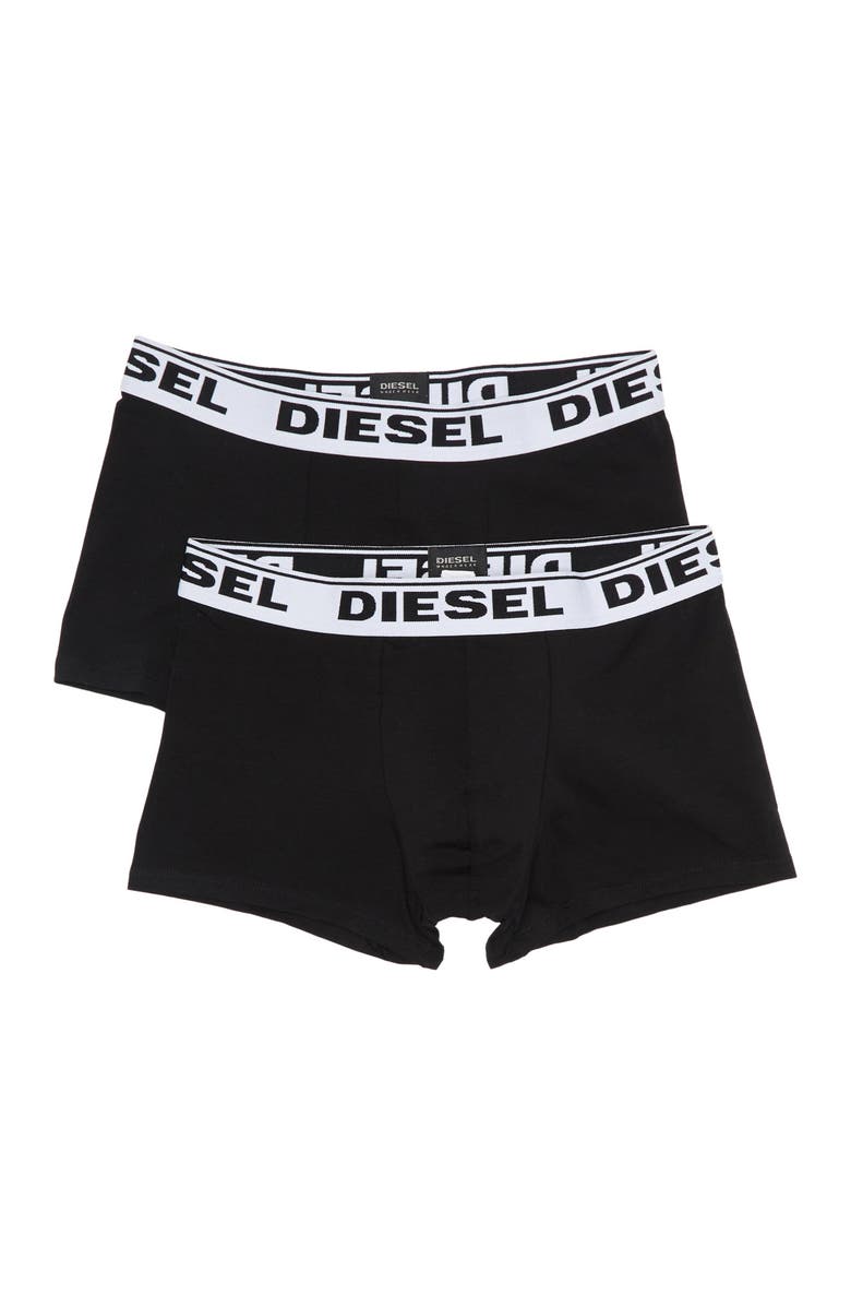 DIESEL<sup>®</sup> Kory Cotton Blend Boxer Trunk - Pack of 2, Main, color, 