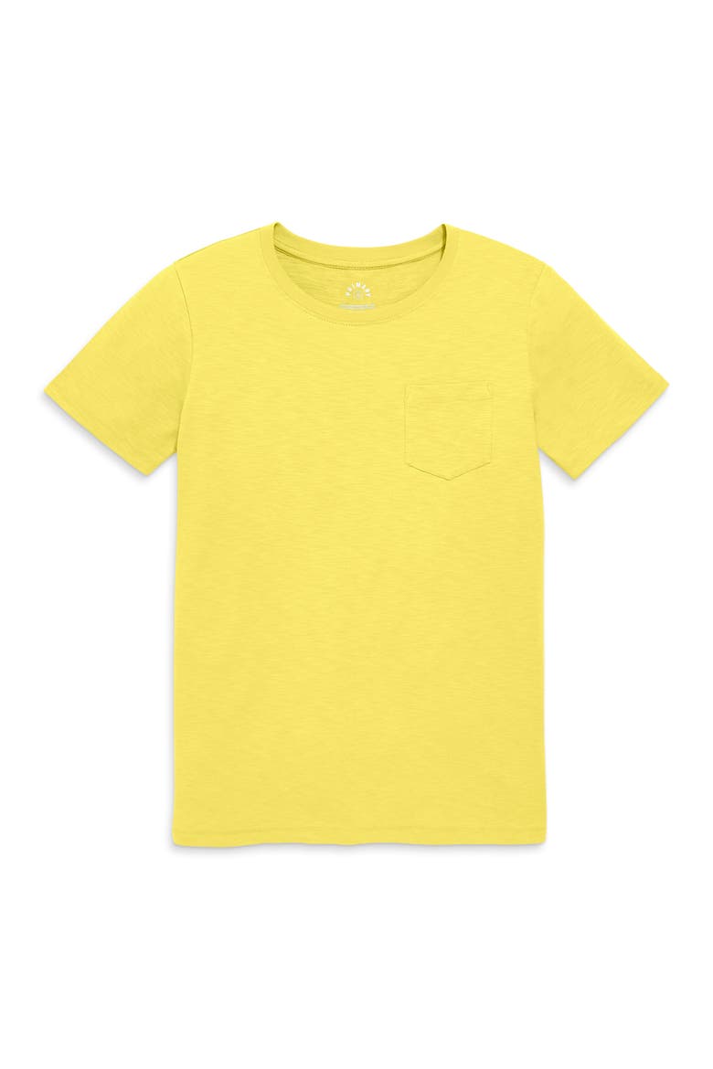 Unisex Fit Slub Pocket Tee, Main, color, Banana