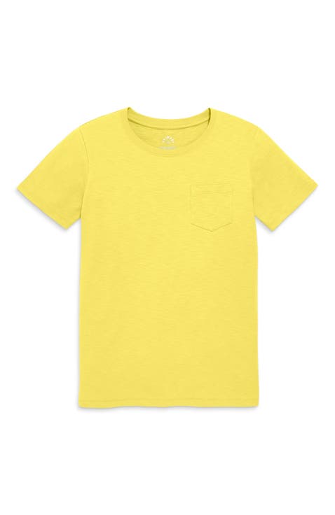 Unisex Fit Slub Pocket Tee