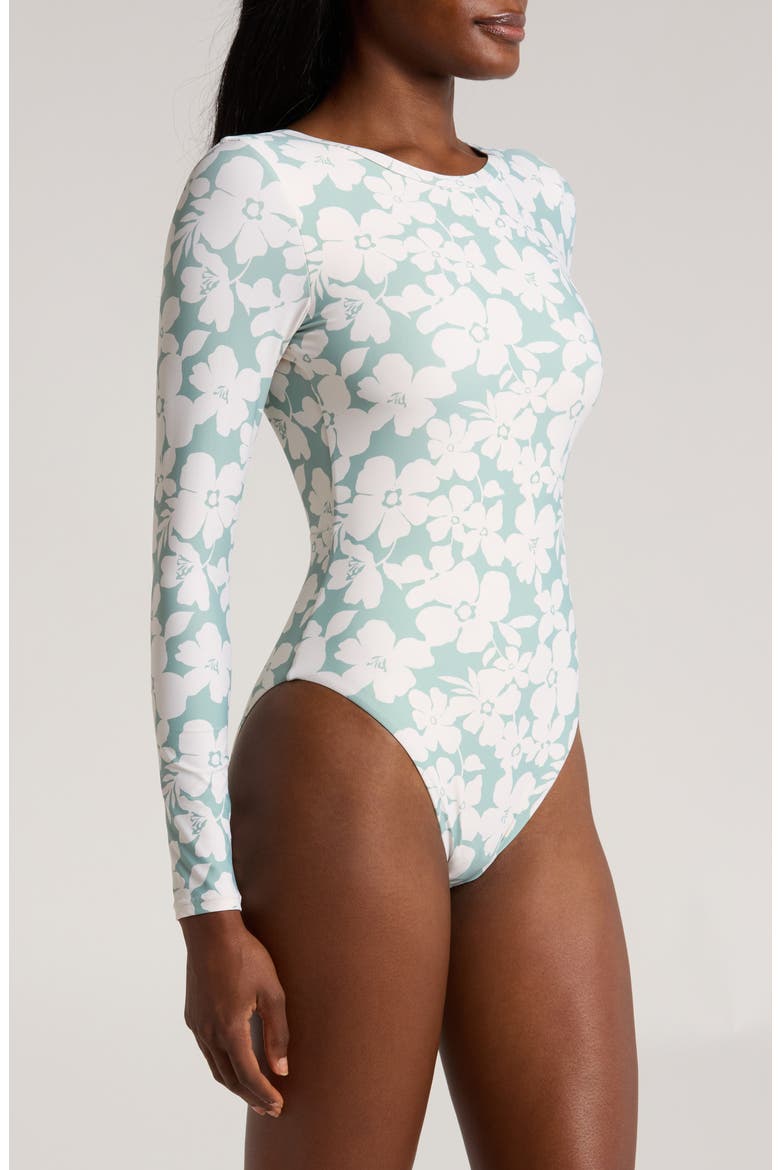 Coco UPF Surf One-Piece Swimsuit, Alternate, color, SEA GLASS