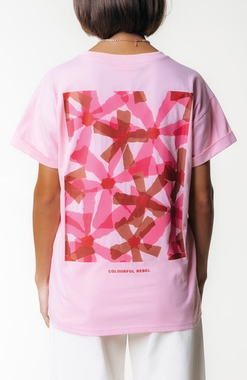Colourful Rebel Flower Square Boxy Tee