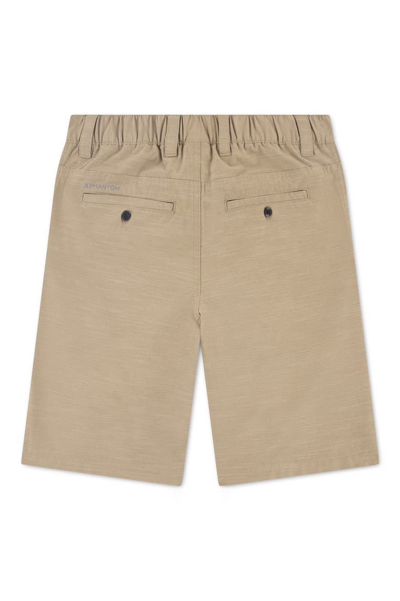 Kids' Phantom Slub 3/4 Waistband Shorts, Alternate, color, KHAKI