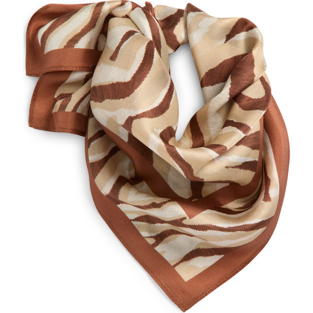 NORDSTROM NORDSTROM PRINT SILK SQUARE SCARF