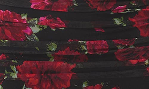 Afrm Bonnie Halter Neck Mesh Minidress In Multi