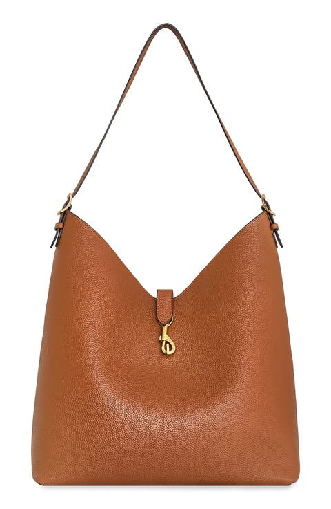 Megan Leather Hobo Bag