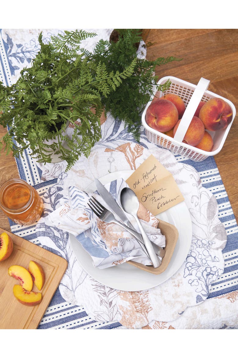 Warner Navy Napkins Set of 6, Alternate, color, Blue