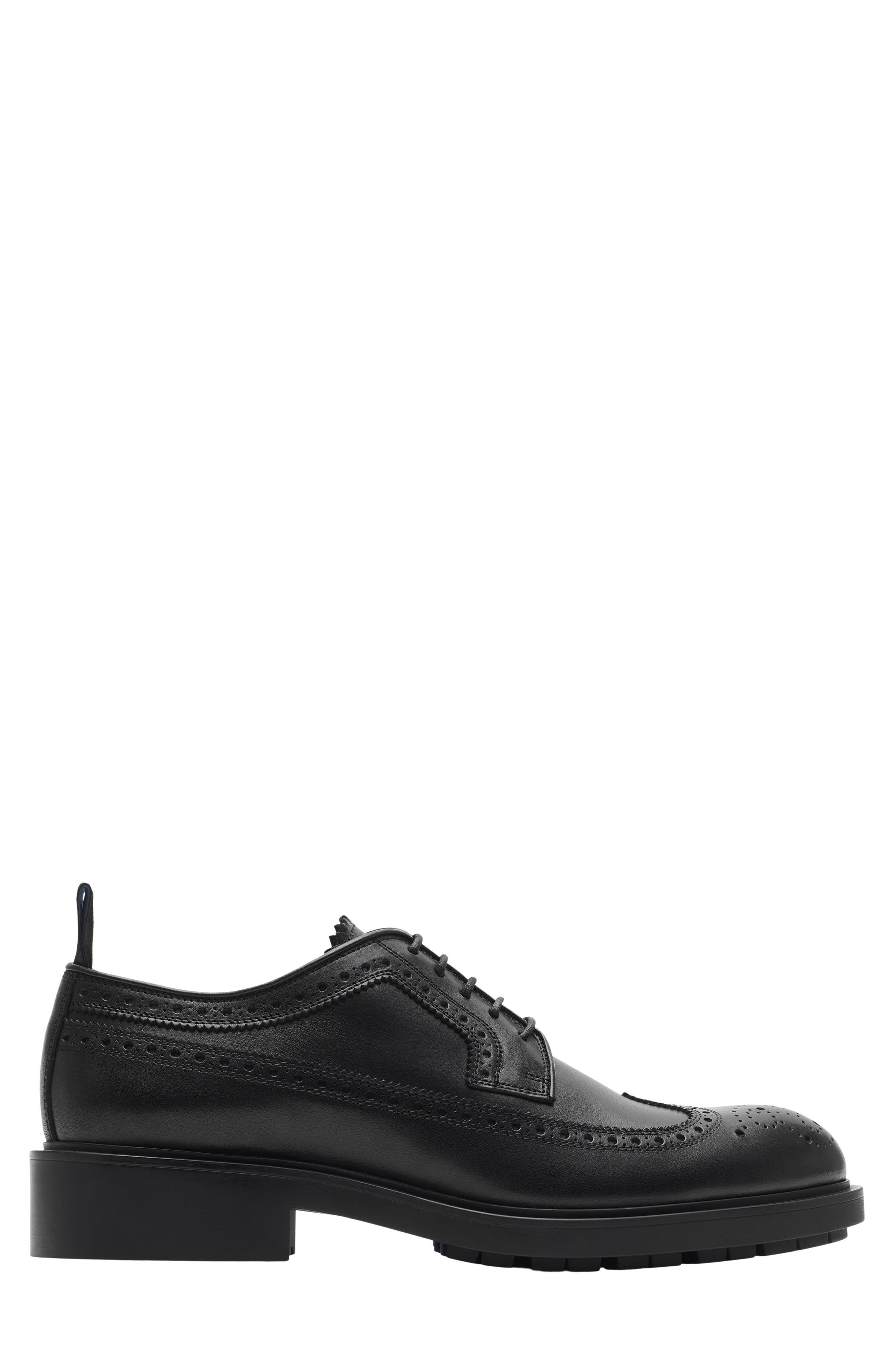 Burberry Loch Wingtip Derby, Main, color, 