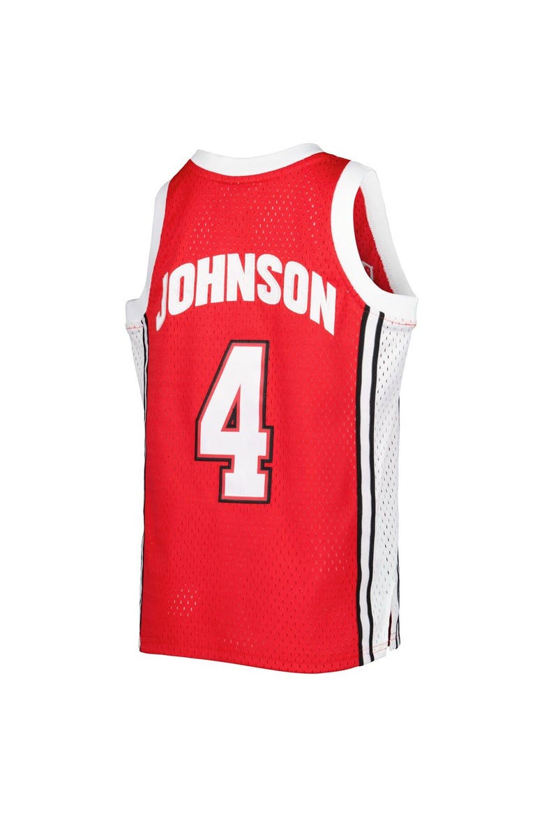 Youth Mitchell & Ness Larry Johnson Scarlet UNLV Rebels Swingman Replica Jersey, Alternate, color, Scarlet