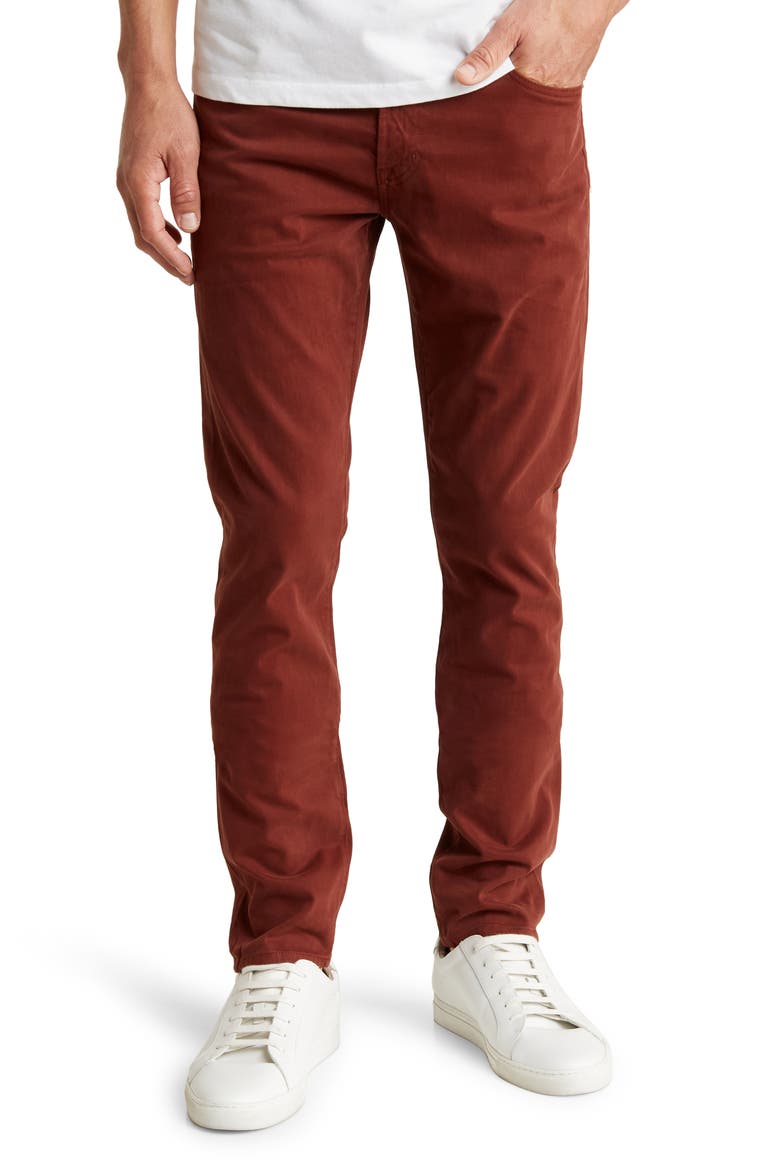 Dylan Skinny Fit Pants, Main, color, RICH CRIMSON