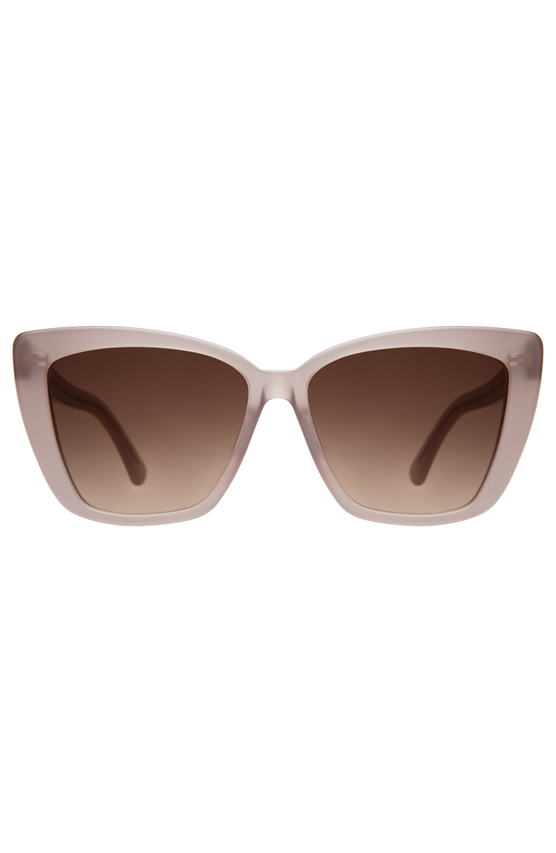 Illesteva Barcelona Sunglasses, Alternate, color, White Tortoise