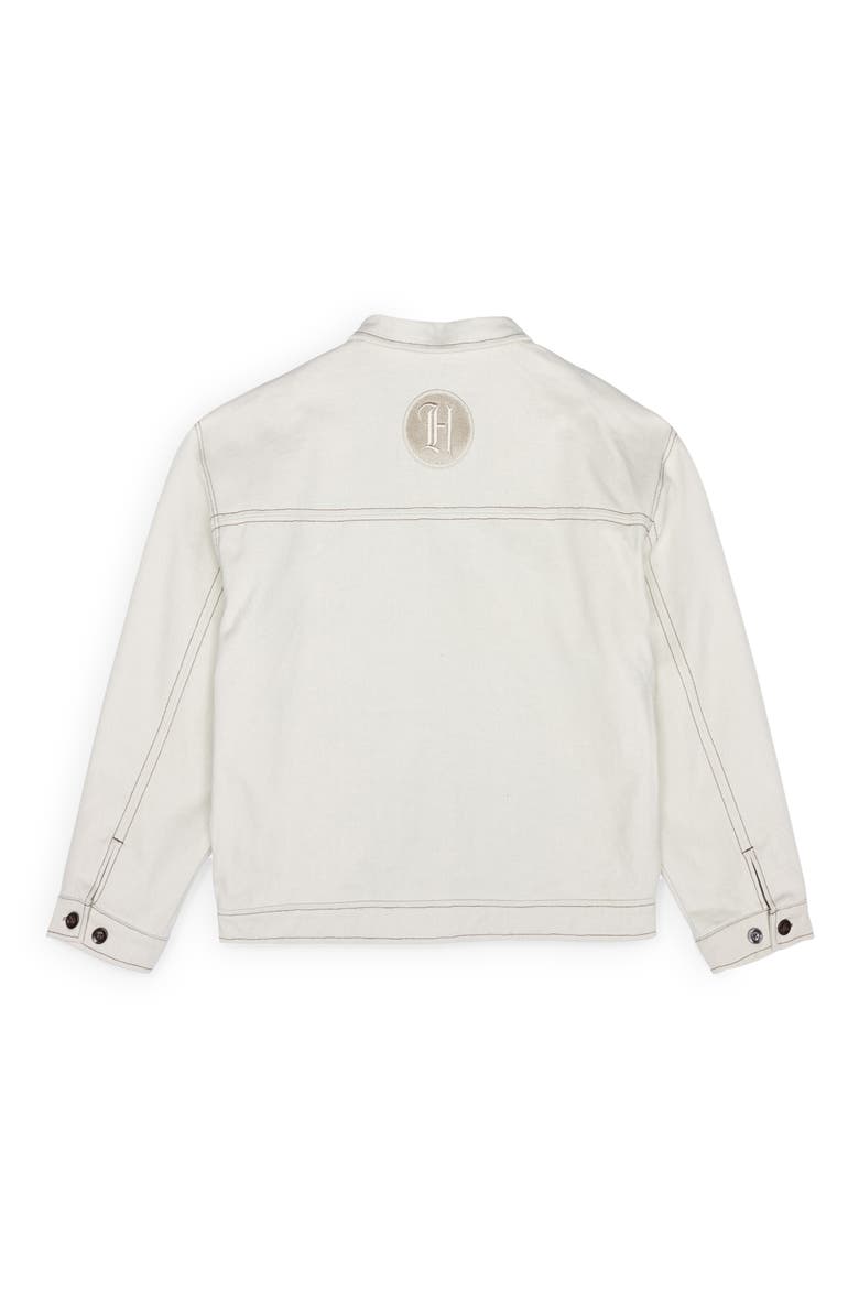 Script Canvas Carpenter Jacket, Alternate, color, BONE