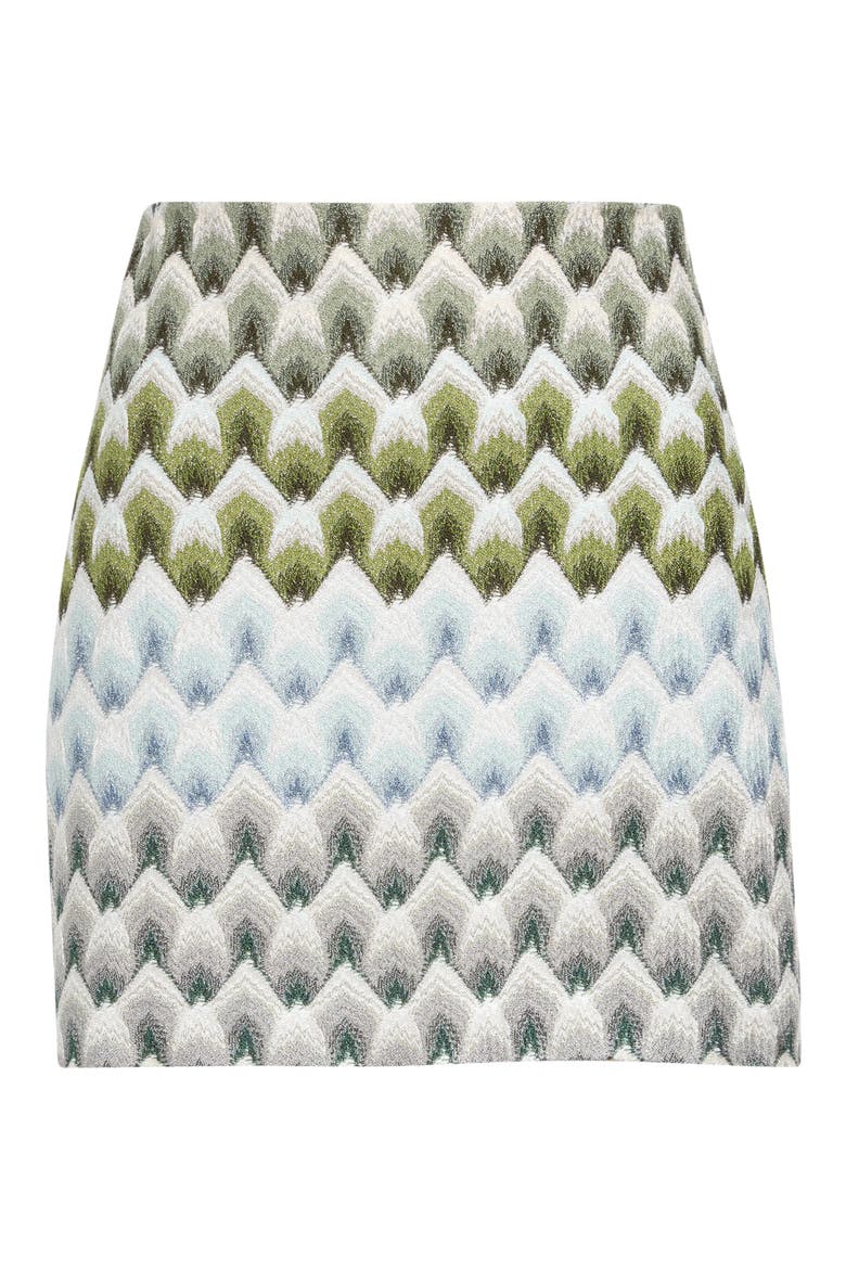 Metallic Jacquard Miniskirt, Main, color, S616R
