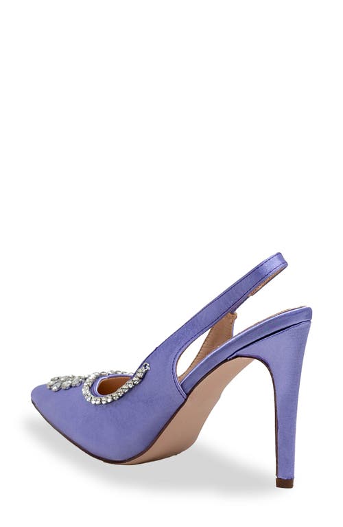 CHASE & CHLOE CHASE AND CHLOE HALSTON CRYSTAL SLINGBACK PUMP 