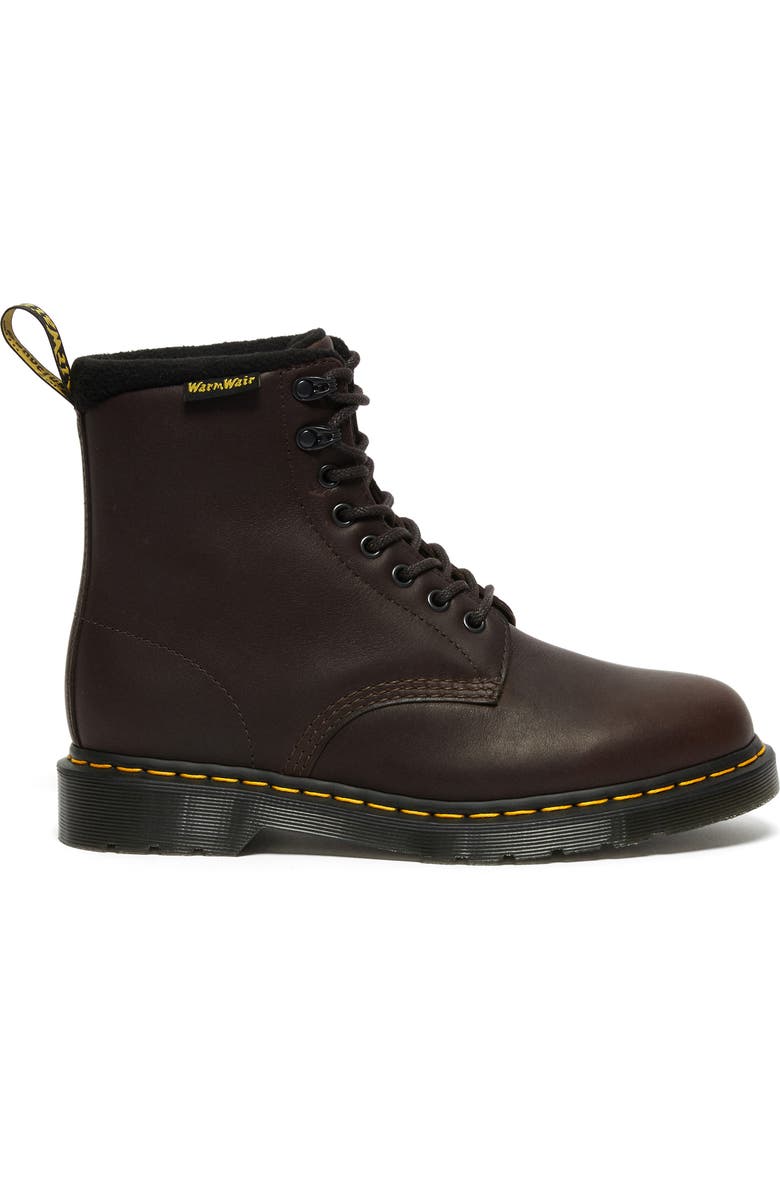Dr. Martens 1460 Pascal Waterproof Fleece Lined Boot, Alternate, color, Dark Brown