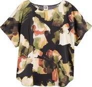 Anne Klein Floral Print Top