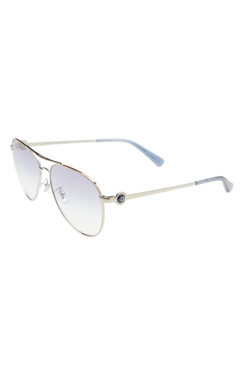 COACH 58mm Gradient Aviator Sunglasses, Alternate, color, 