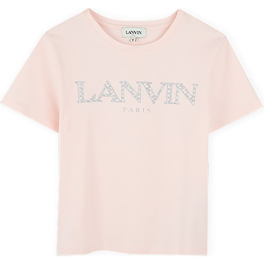 Lanvin Short-sleeved T-shirt With Curb Motif | Girls