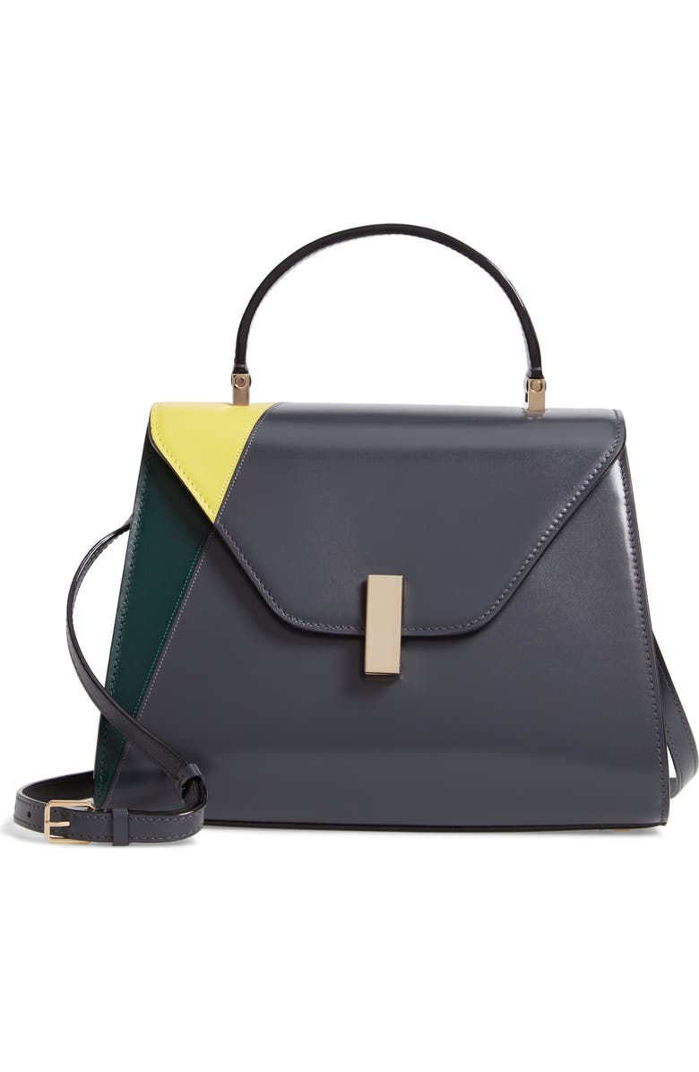 Valextra Iside Medium Top Handle Bag, Main, color,