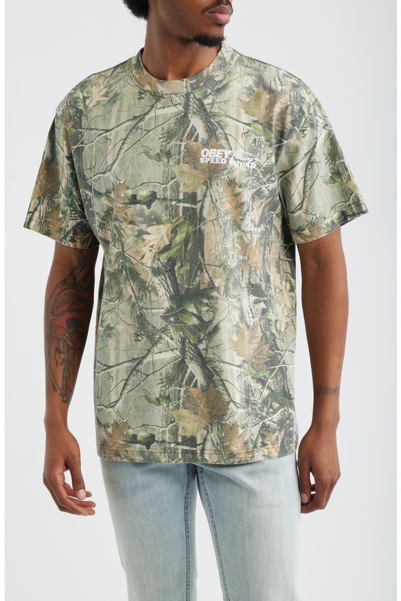 Speed Squad Graphic T-Shirt, Main, color, LEAF CAMO