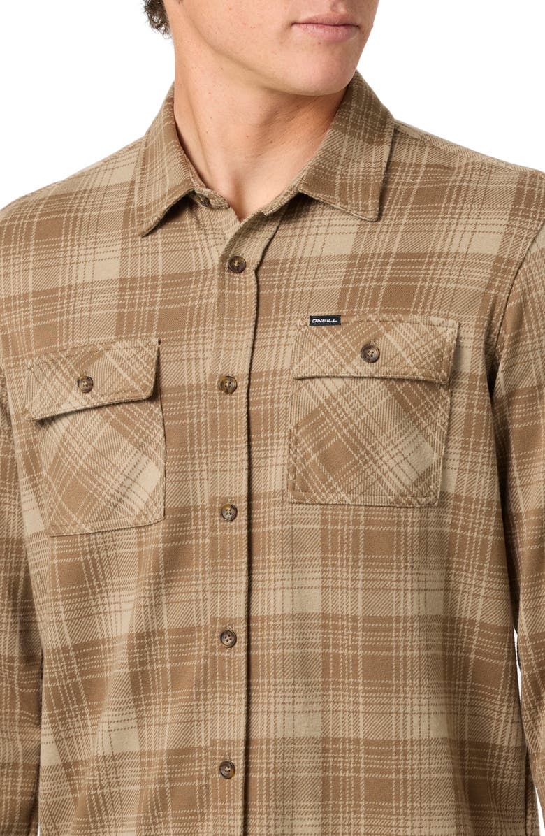 O'Neill Sutton Plaid Knit Shirt, Alternate, color,