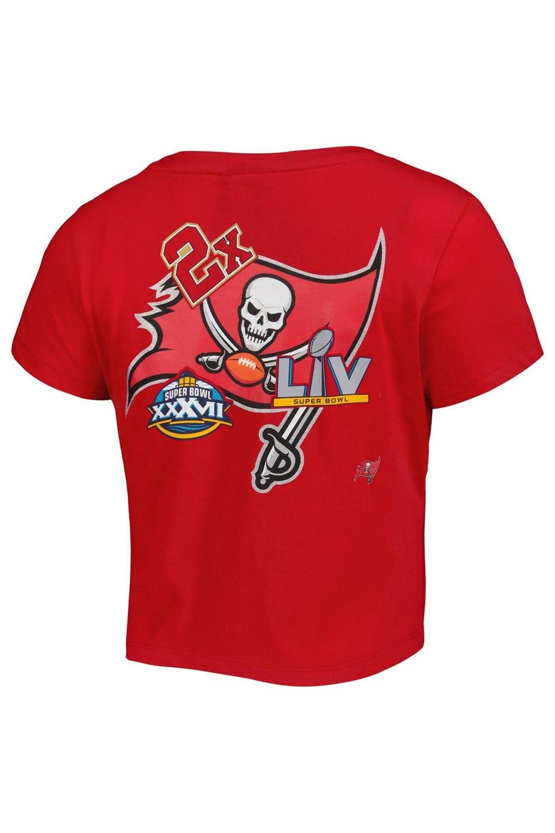 Women's New Era Red Tampa Bay Buccaneers Historic Champs T-Shirt, Alternate, color, Red