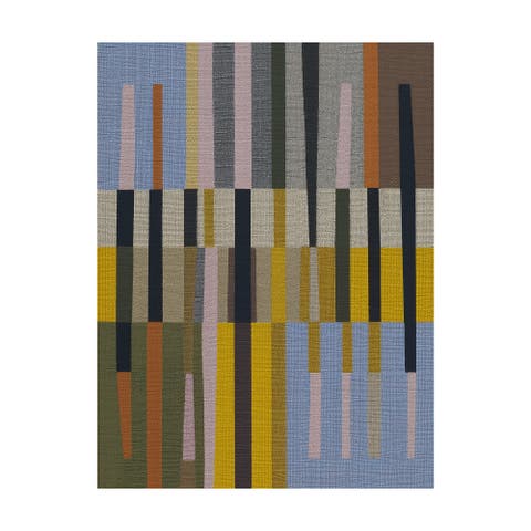 Woven Perspectives No. 09 Geometric Abstract Art Print