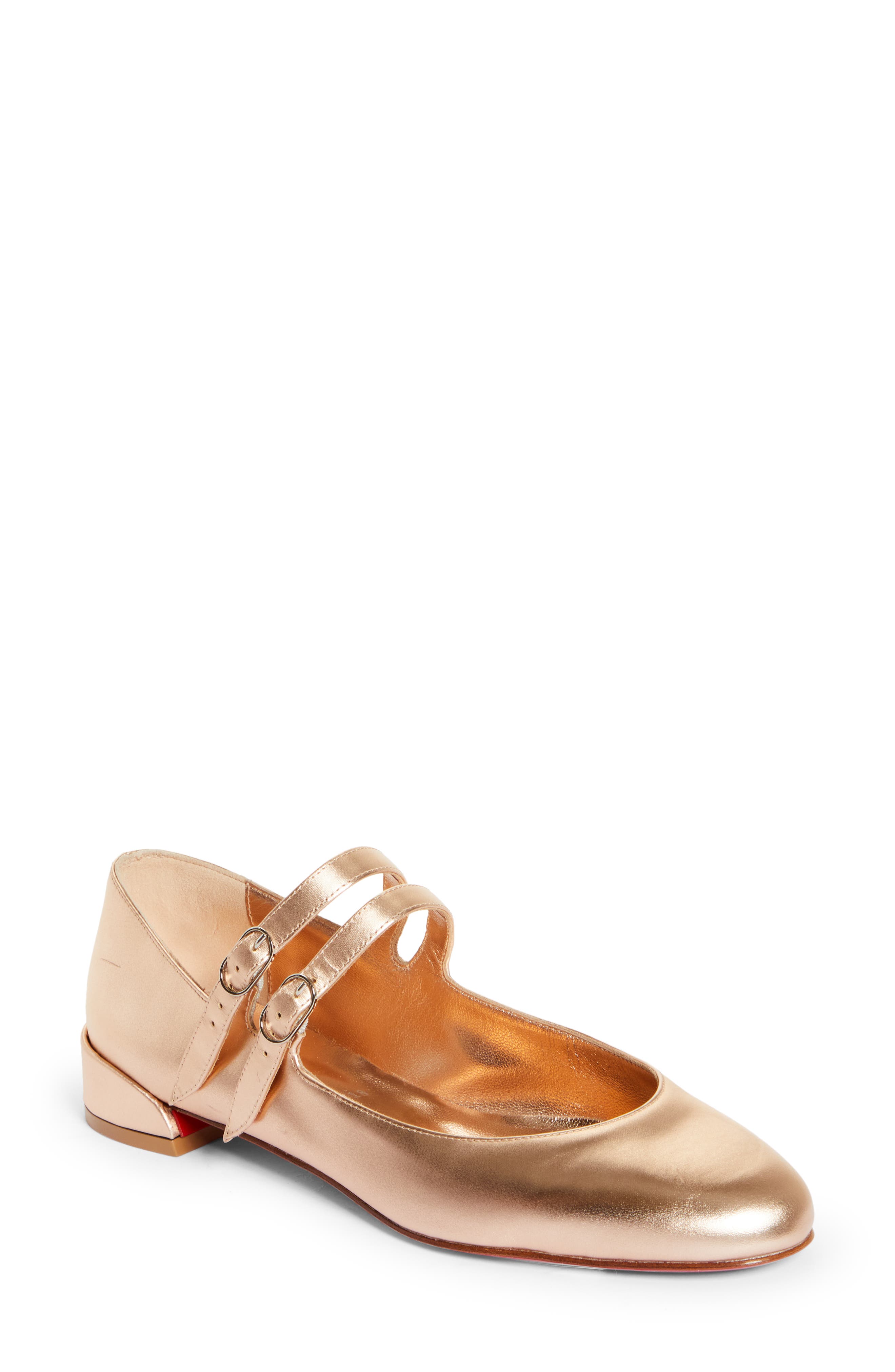 Christian Louboutin Sweet Jane Metallic Pump, Main, color, 