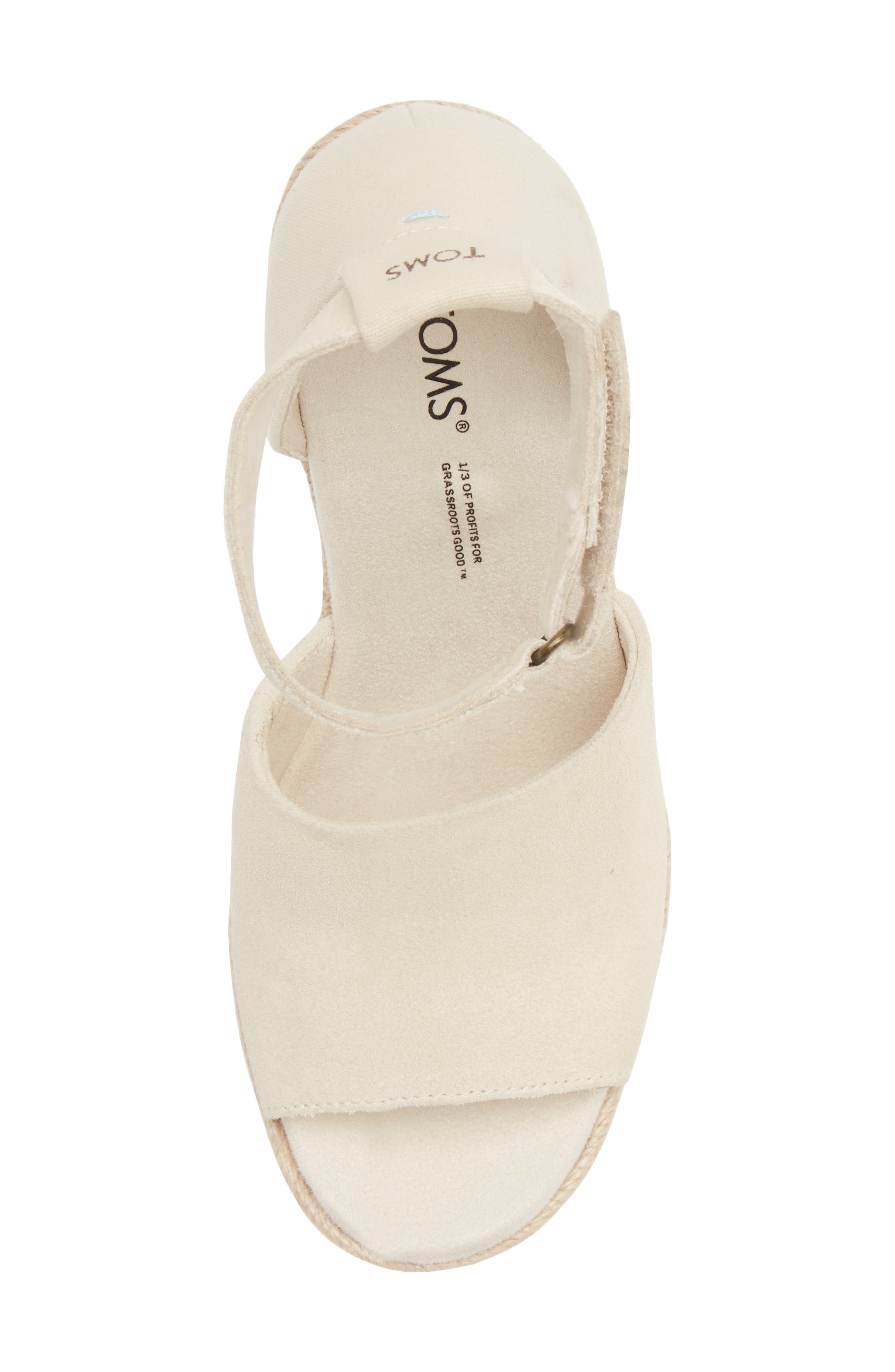 Marisol Espadrille Wedge Sandal, Alternate, color, NATURAL NATURAL