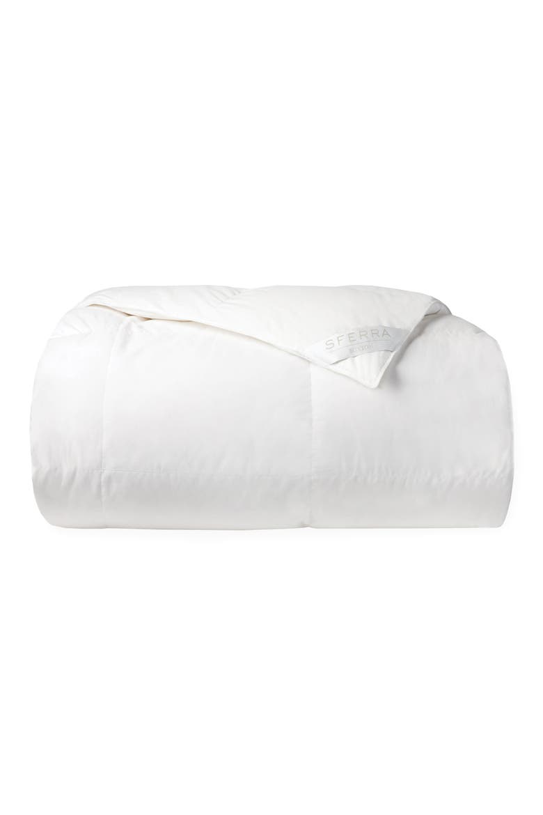 Buxton King Down Duvet Insert, Main, color, WHITE
