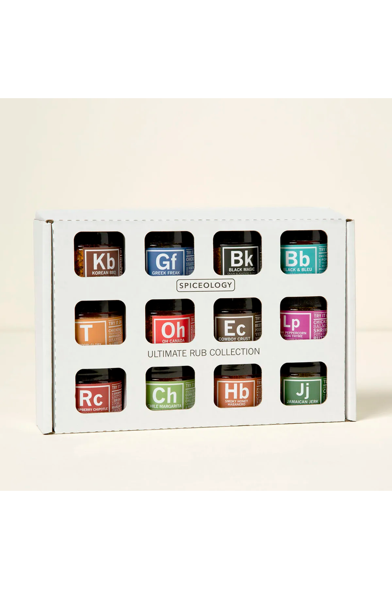 Periodic Table of Flavor Rub Set by Spiceology, Alternate, color, None