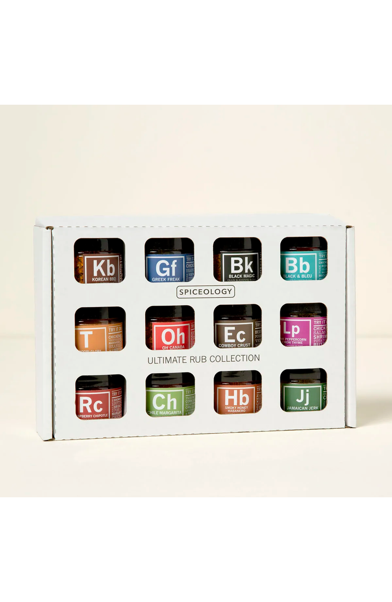 Uncommon Goods Periodic Table of Flavor Rub Set by Spiceology, Alternate, color, NO COLOR