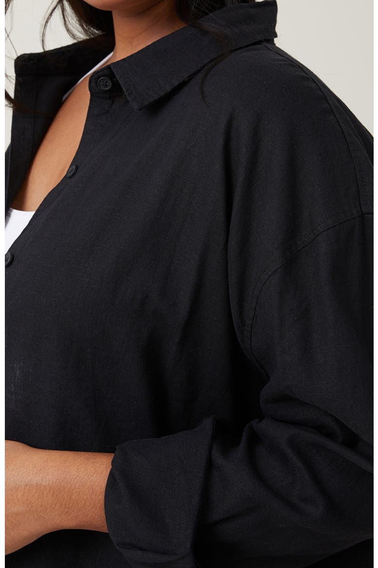 Women's Haven Long Sleeve Shirt, Alternate, color, BLACK