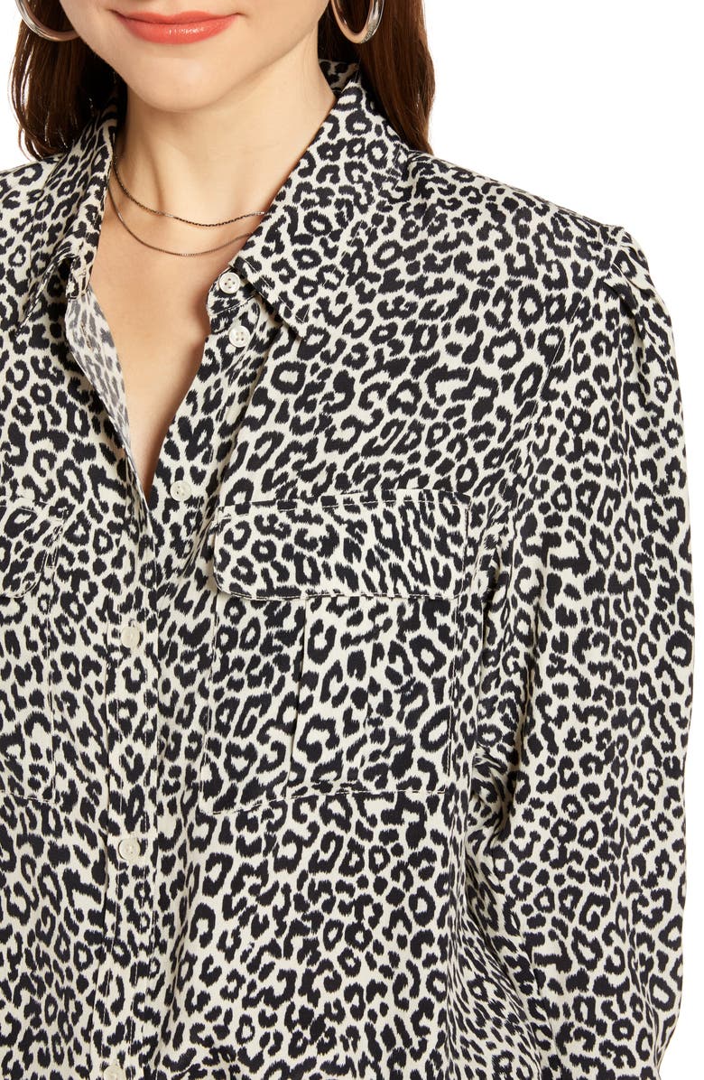 Something Navy Utility Blouse, Alternate, color, 