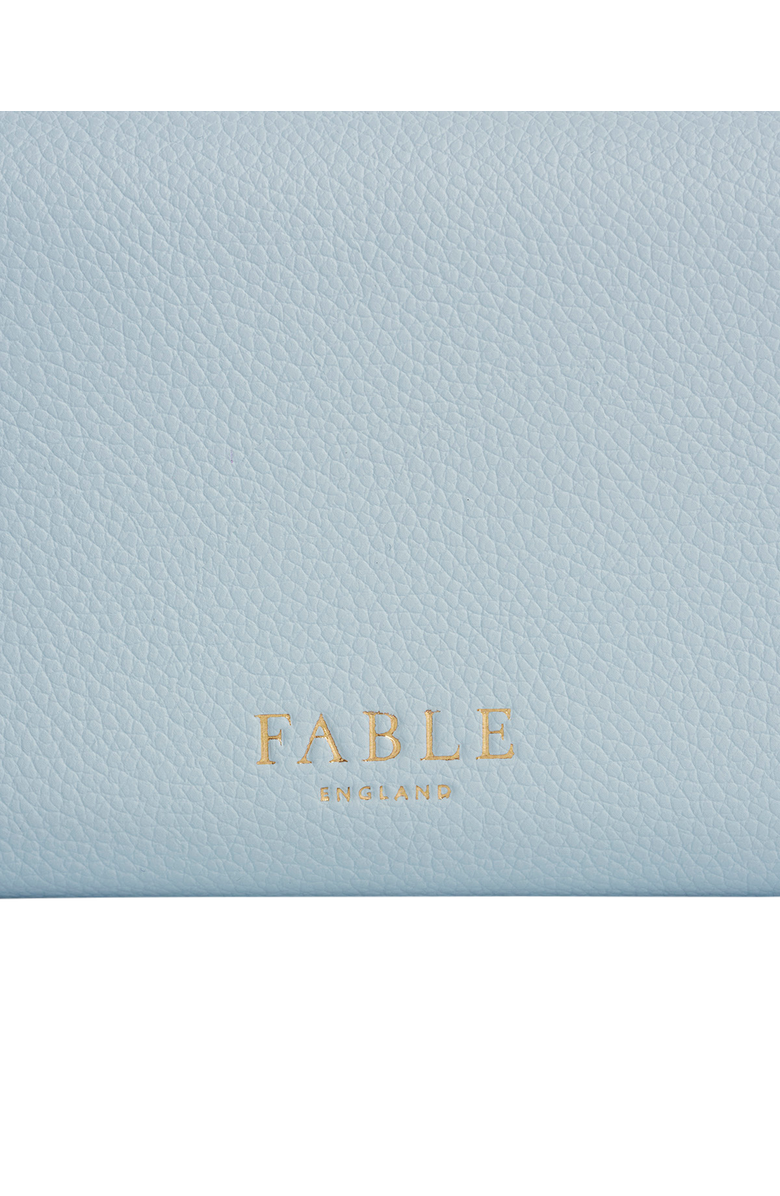 Fable England Swallow Embroidered Large Purse, Alternate, color, Light/Pastel Blue