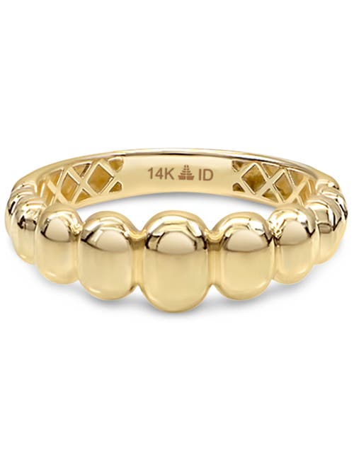 Devata Dome Puffy Ring In Gold