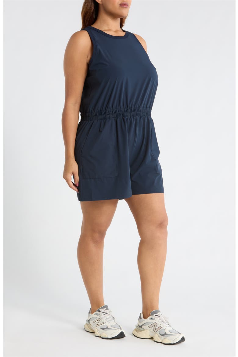 Atlas Short Romper, Alternate, color, NAVY SAPPHIRE