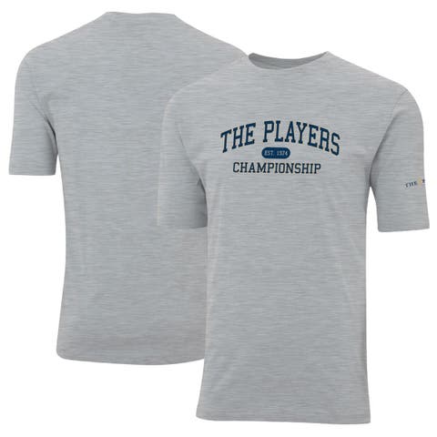 Men's Ahead  Gray THE PLAYERS Arched Logo Pembrooke T-Shirt