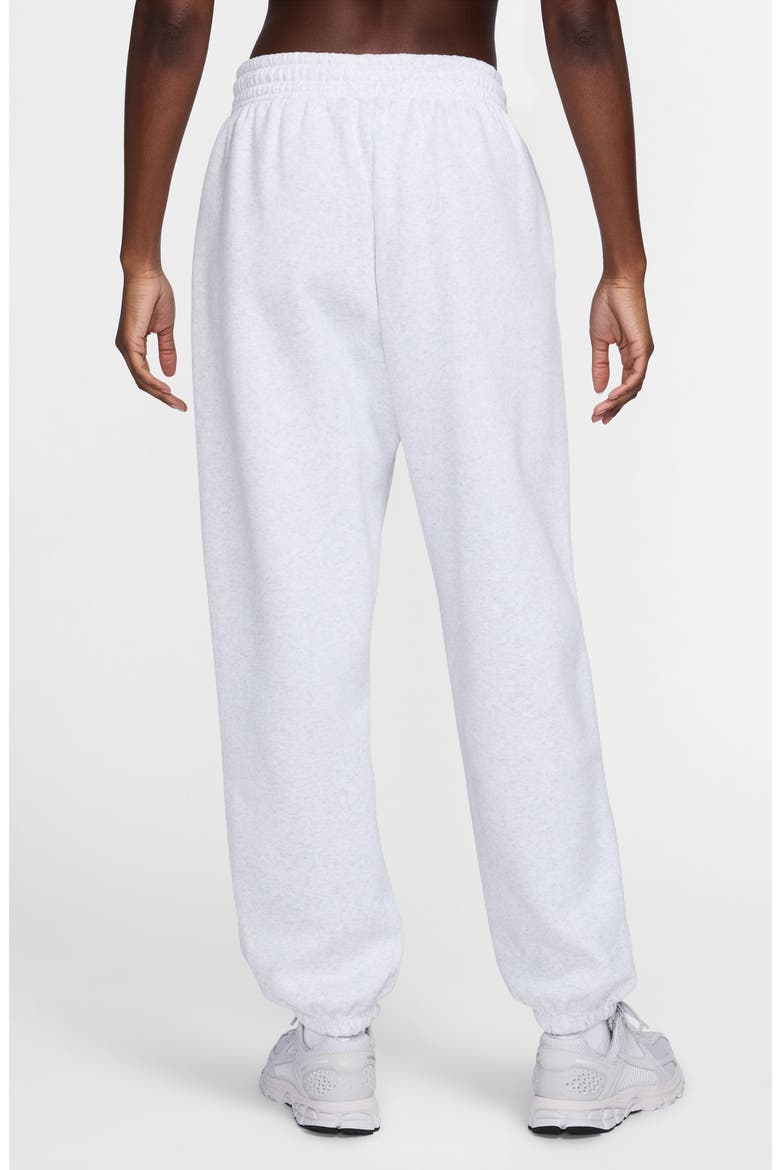 Sportswear Phoenix Fleece High-Waisted Oversized Sweatpants, Alternate, color, 051 B HTHR/BLACK