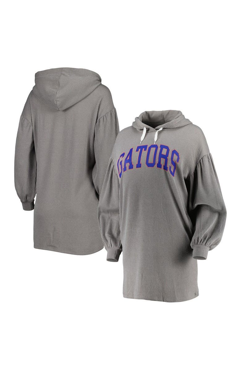 GAMEDAY COUTURE Women's Gameday Couture Gray Florida Gators Game Winner Vintage Wash Tri-Blend Dress, Main, color, Gray