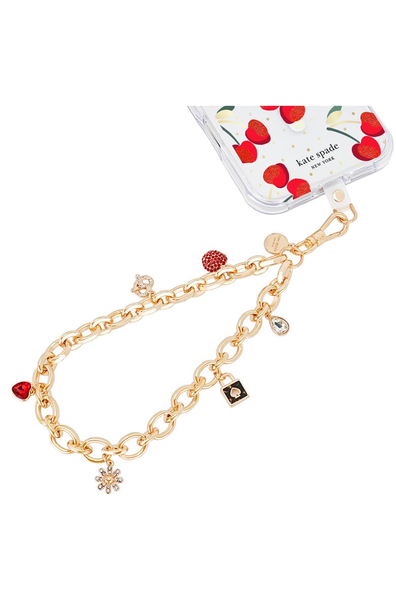 Kate Spade New York anchor phone charm, Alternate, color, Favorite Things