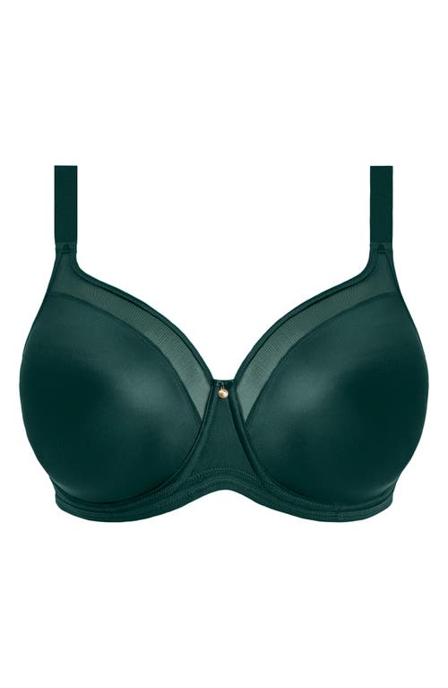 Elomi Plus Size Smooth Underwire Moulded Non Padded Bra El4301 In Green