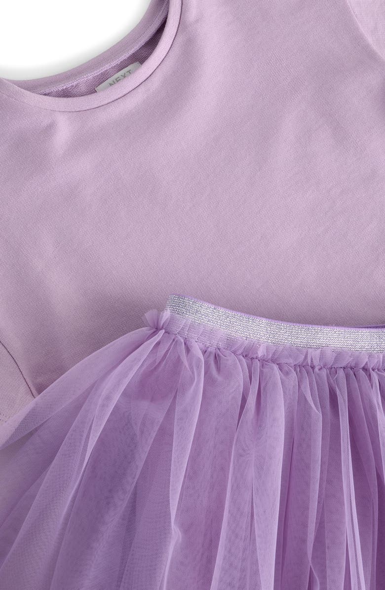 NEXT Kids' T-Shirt & Tutu Skirt Set, Alternate, color, Purple