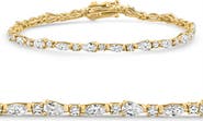 Bliss Diamond 4.10Ct Multi-Stone Diamond 7" Tennis Bracelet 14k Gold Lab Grown